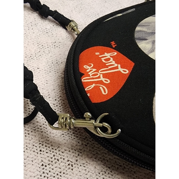 Lucille Ball Crossbody Bag Retro Black Red White - Picture 5 of 12